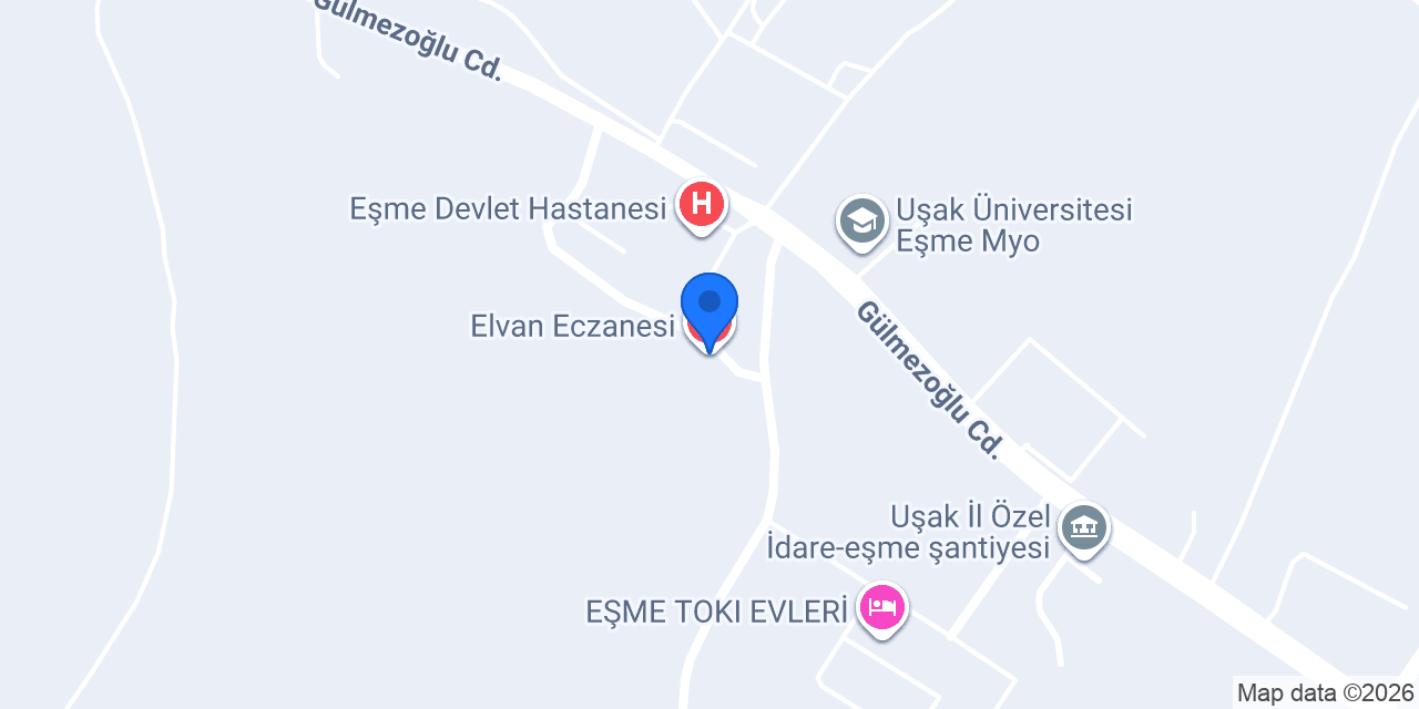Elvan Eczanesi konumu