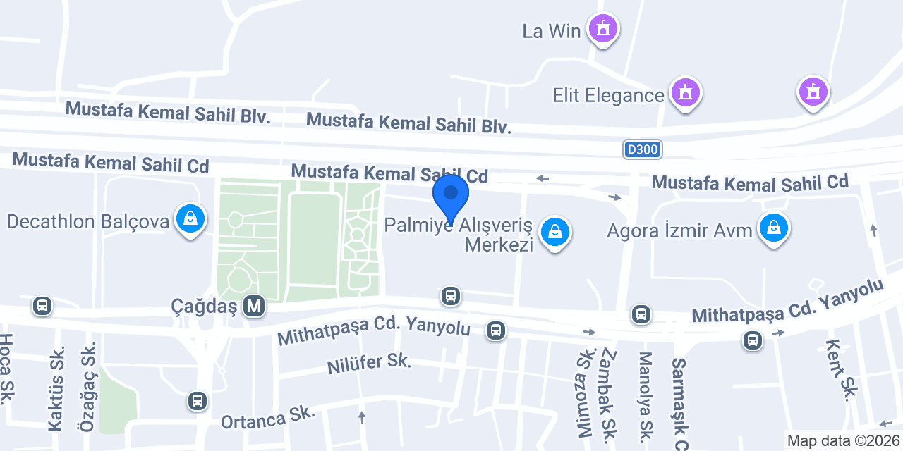 Kelebek Mobilya Balçova konumu
