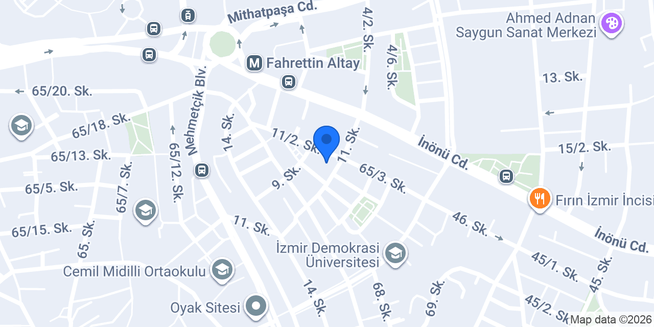 Ali Erentürk İlköğretim Okulu konumu