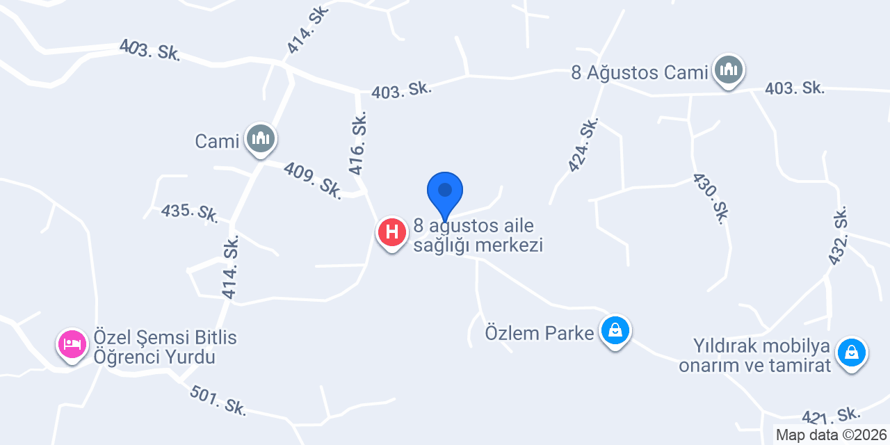 8 Ağustos İöo konumu