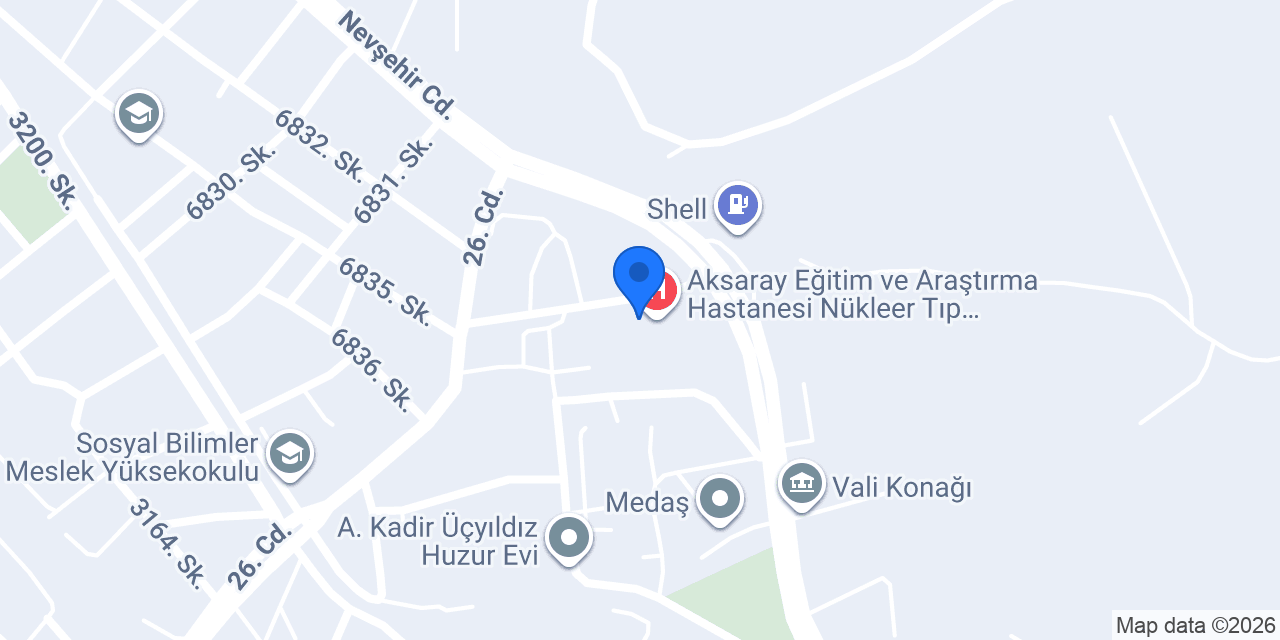 Aksaray İl Göç İdaresi Müdürlüğü konumu