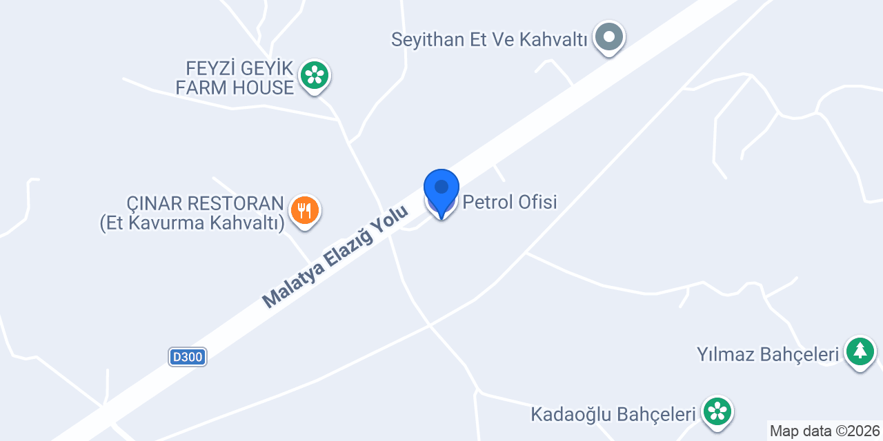 Petrol Ofisi konumu