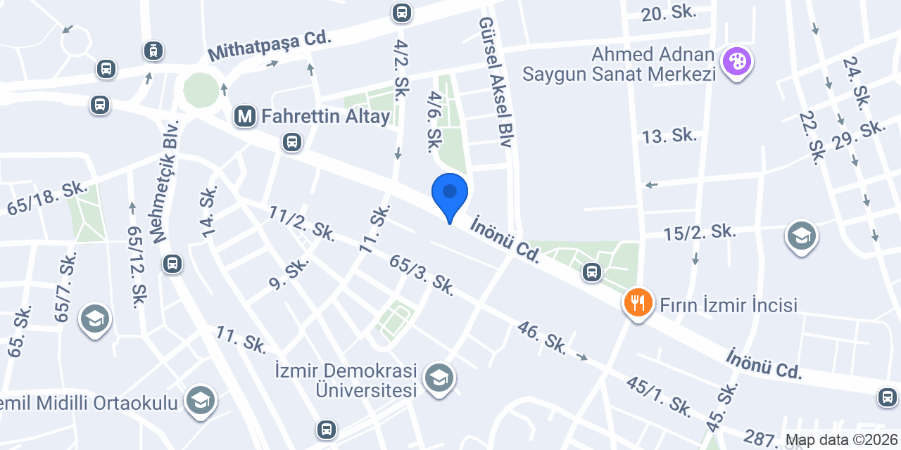 Güzelyalı Tesisat konumu