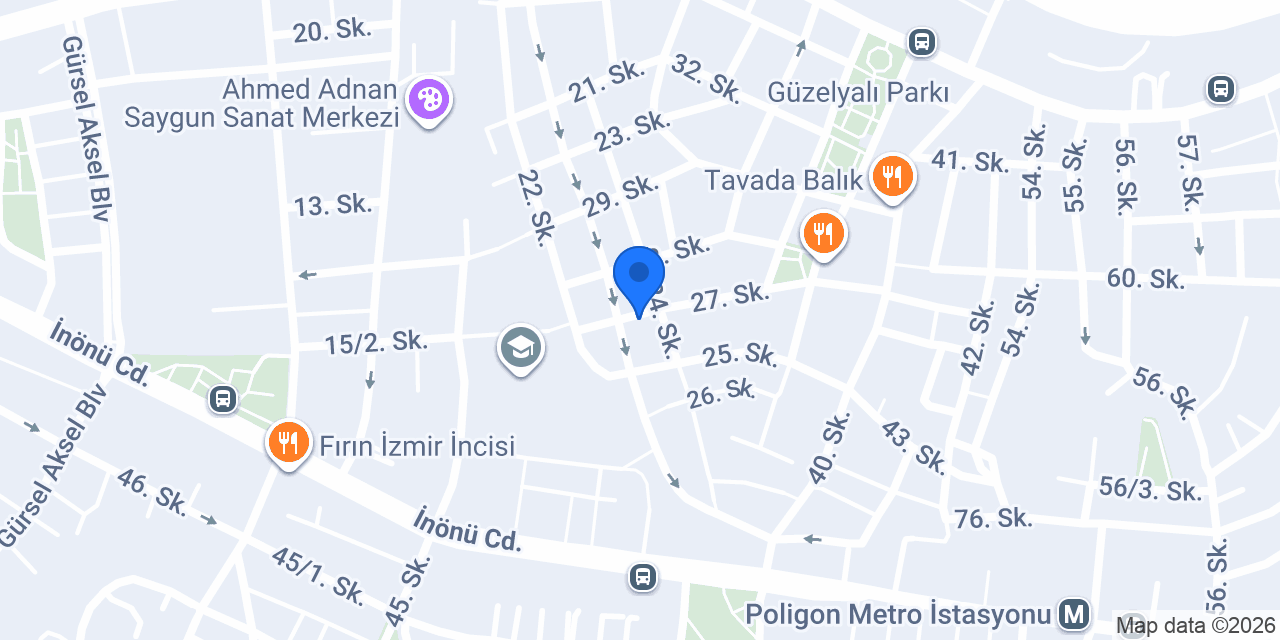 Mavi Çerçeve konumu