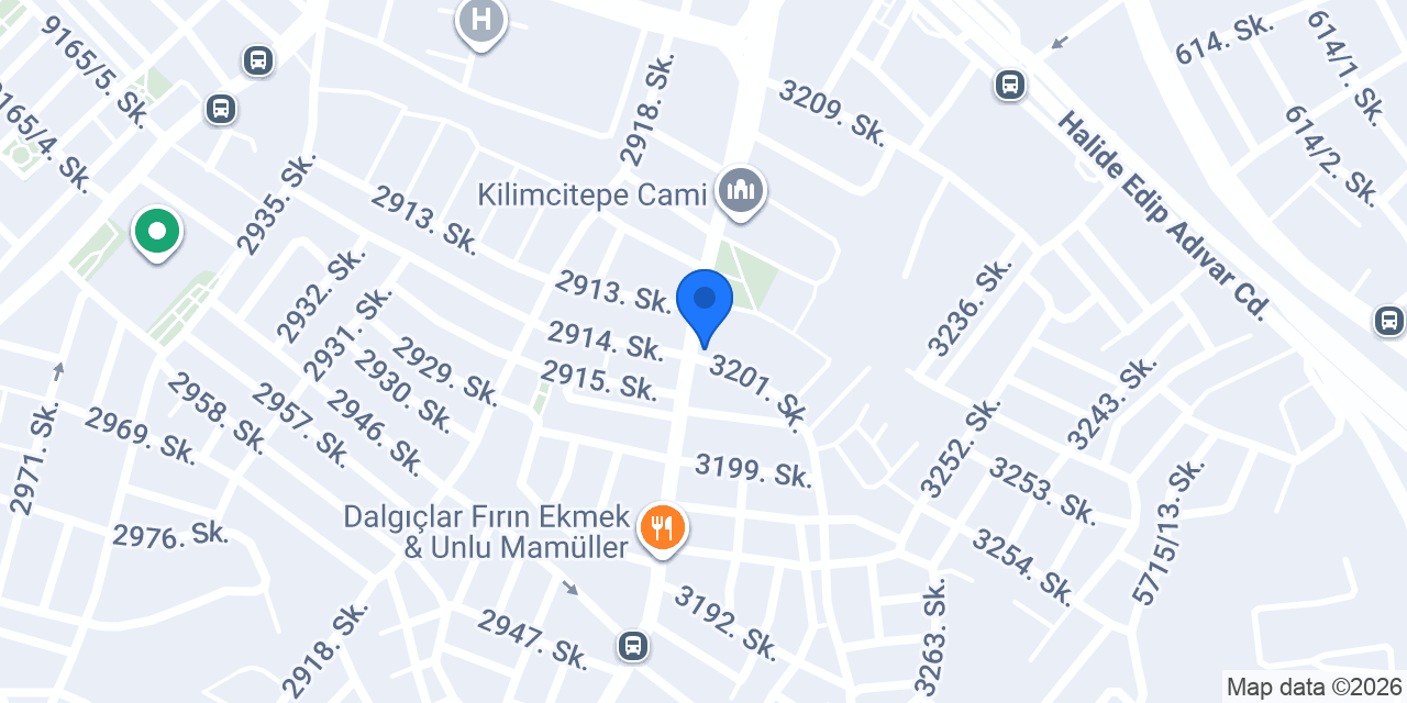 Kilimcitepe Taksi Durağı konumu