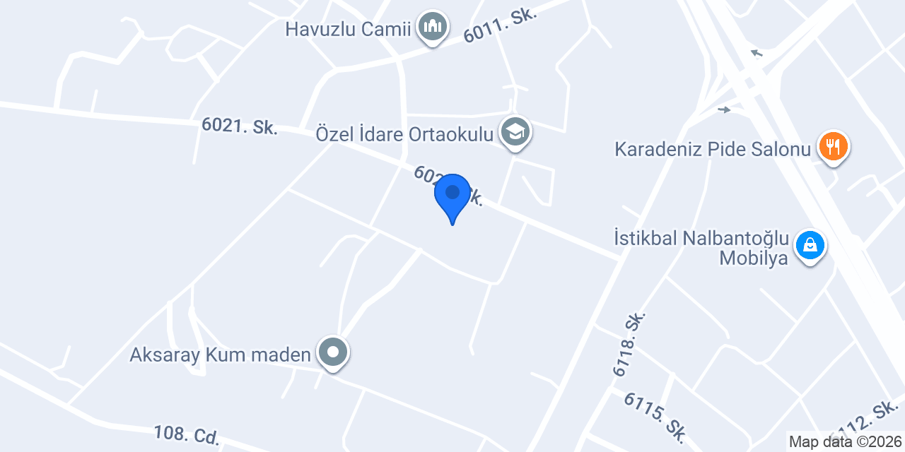 AKSARAY BİMS FABRİKASI konumu