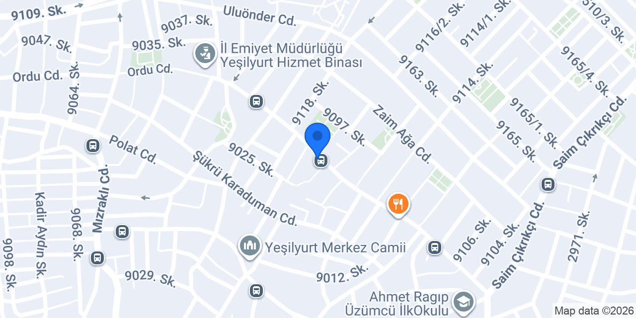Gürmar Yeşilyurt Mağazası konumu
