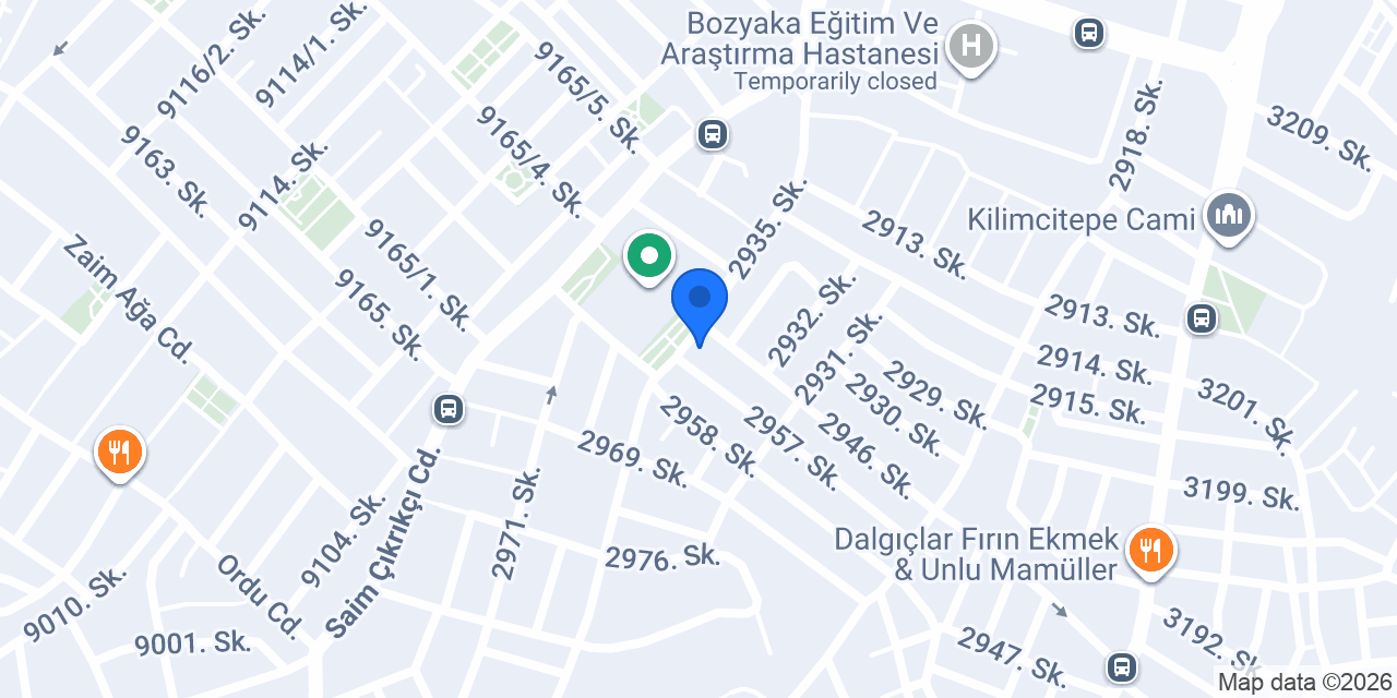 Burçin bayan kuaförü konumu