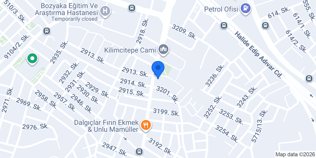 Eczane Kilimcitepe konumu
