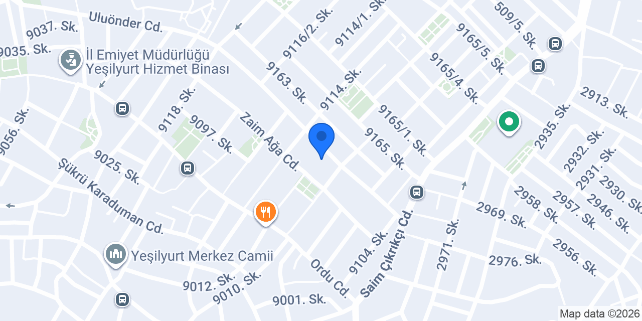 Yunus İlaçlama konumu