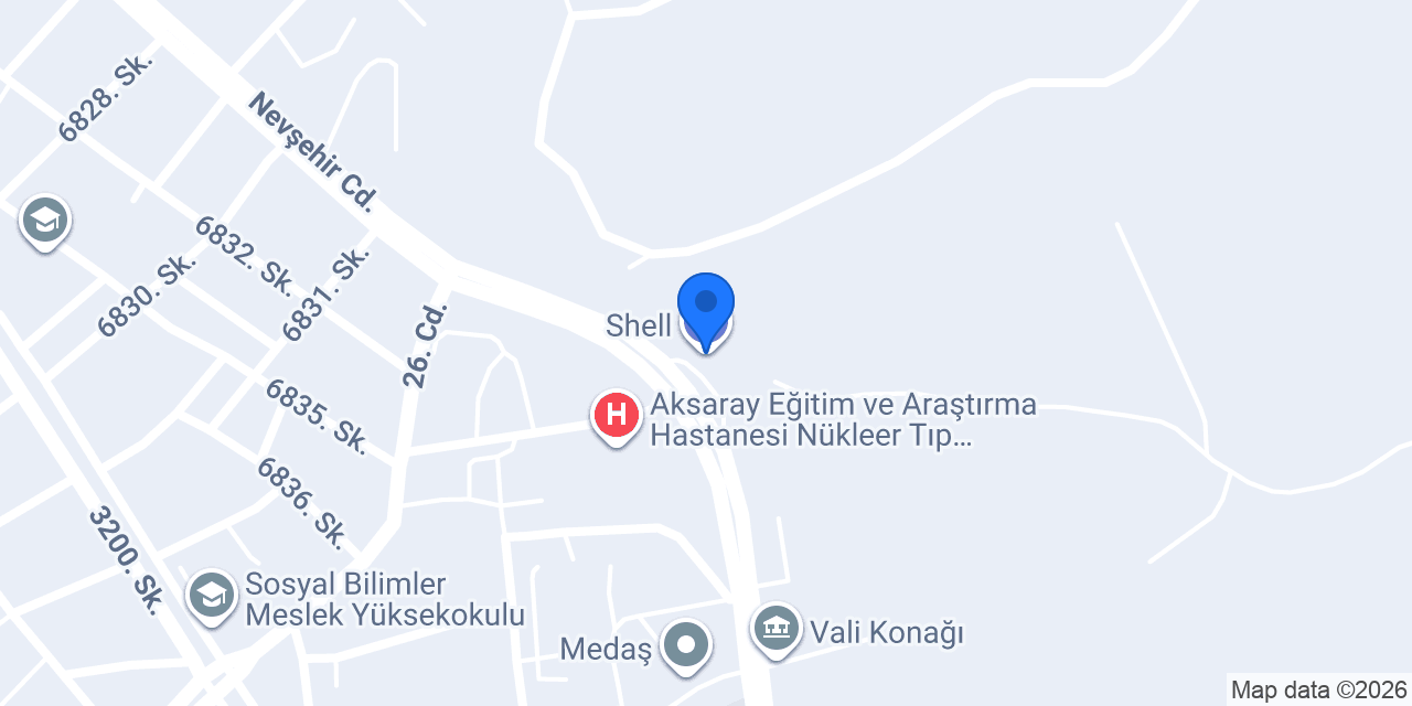 Shell konumu