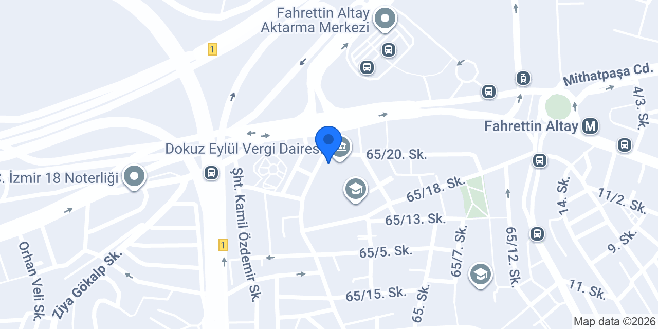 Konak Vergi Dairesi konumu