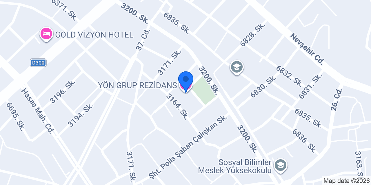 YÖN GRUP REZİDANS konumu