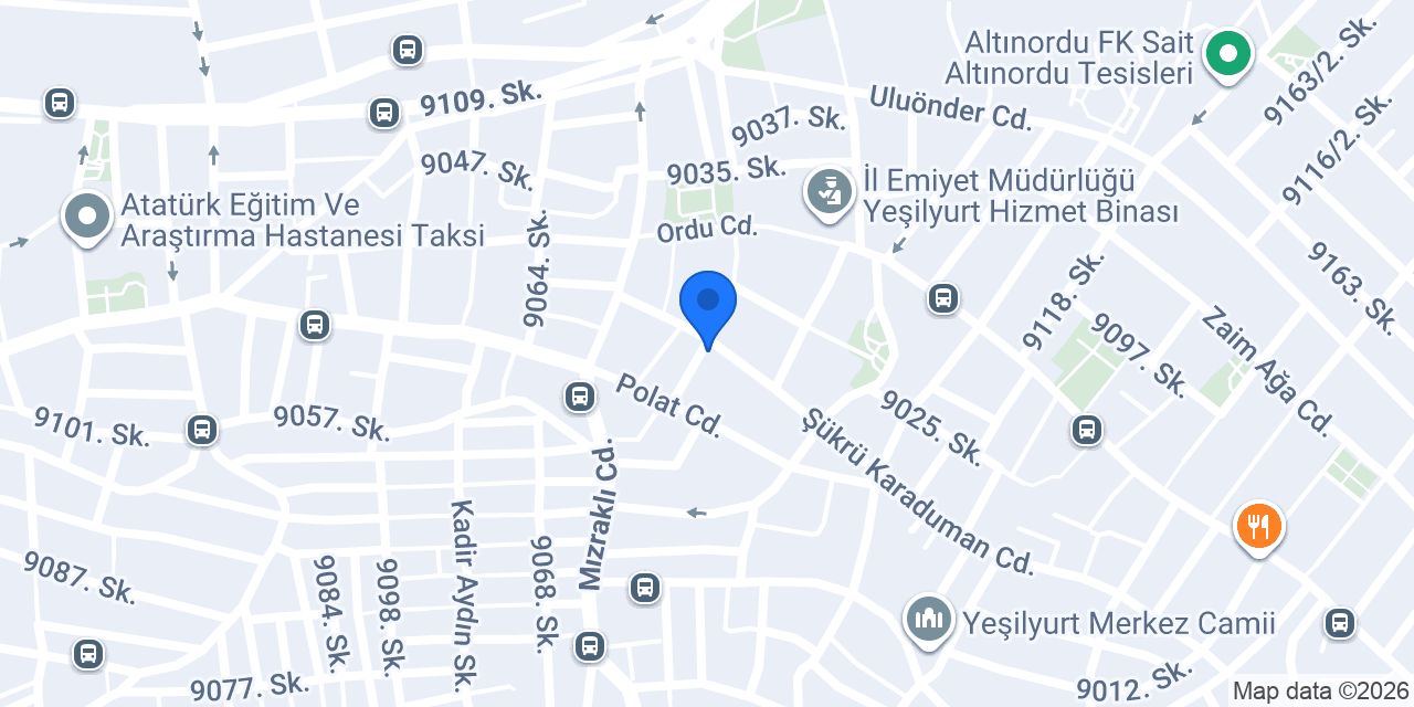 Yeşilyurt bayanlar hamamı konumu