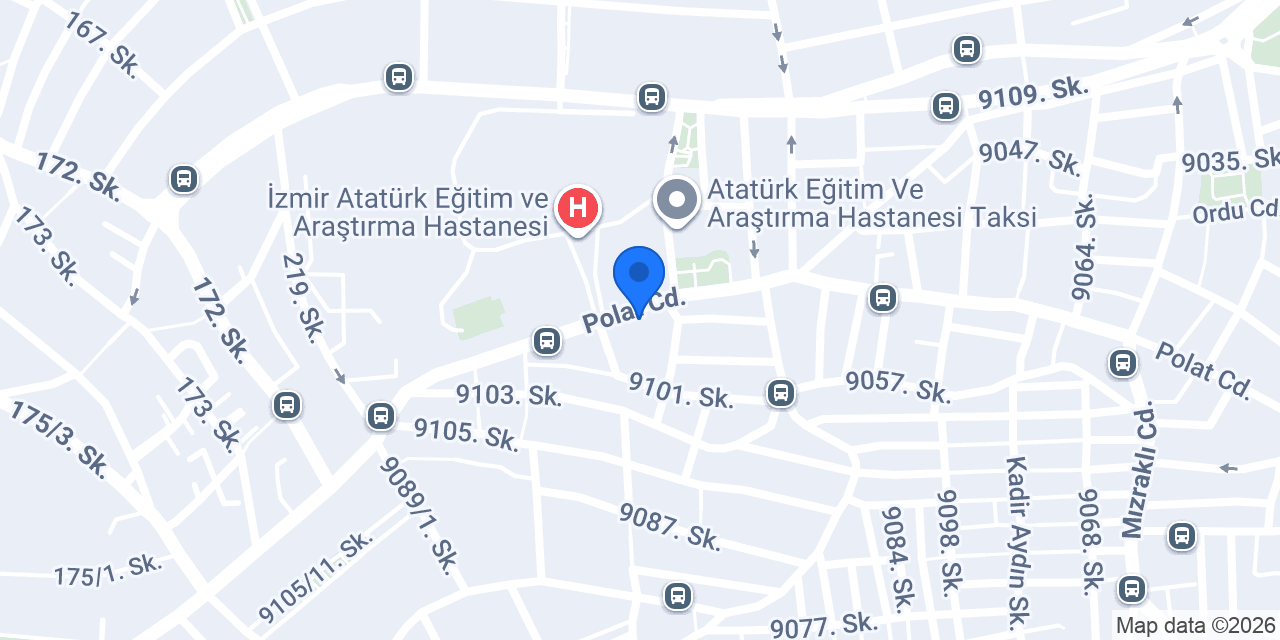 Şekerbank Yeşilyurt Devlet Hastanesi konumu