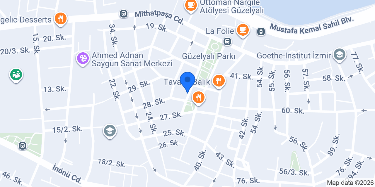 Güzelyalı Veteriner Kliniği konumu