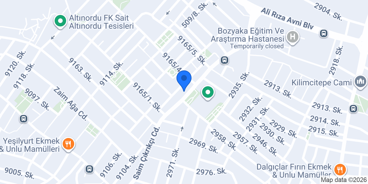 Pekdemir İnşaat konumu