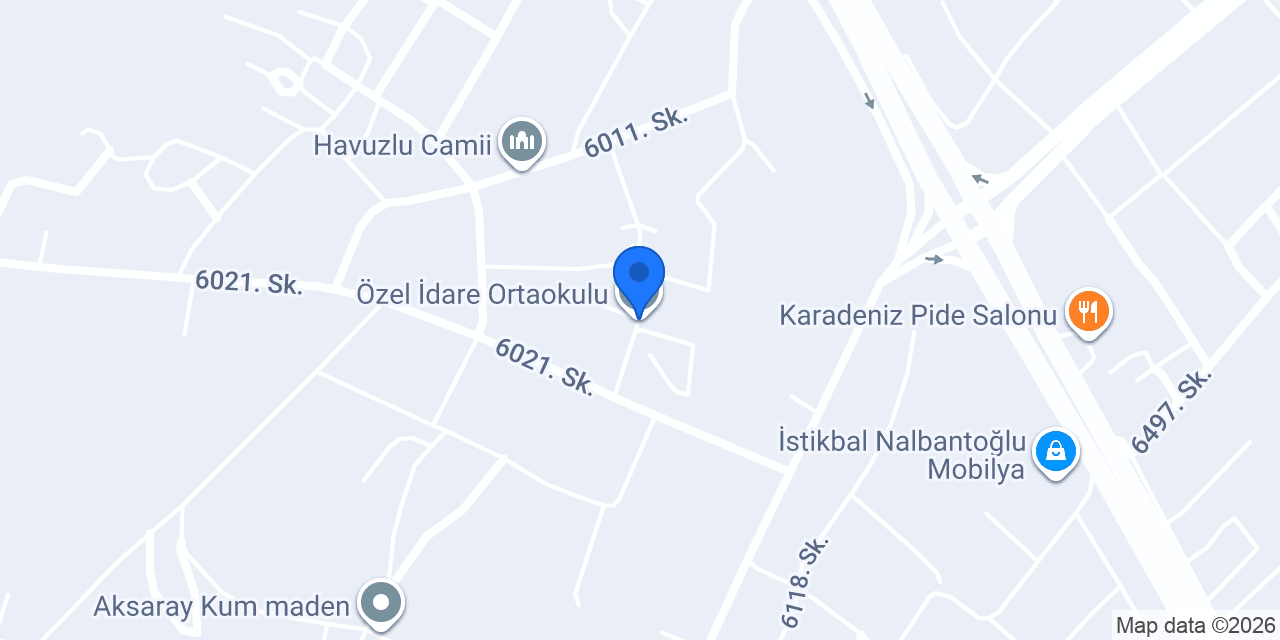 Özel İdare Ortaokulu konumu