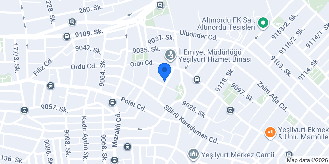 Yeşilyurt Eczanesi konumu