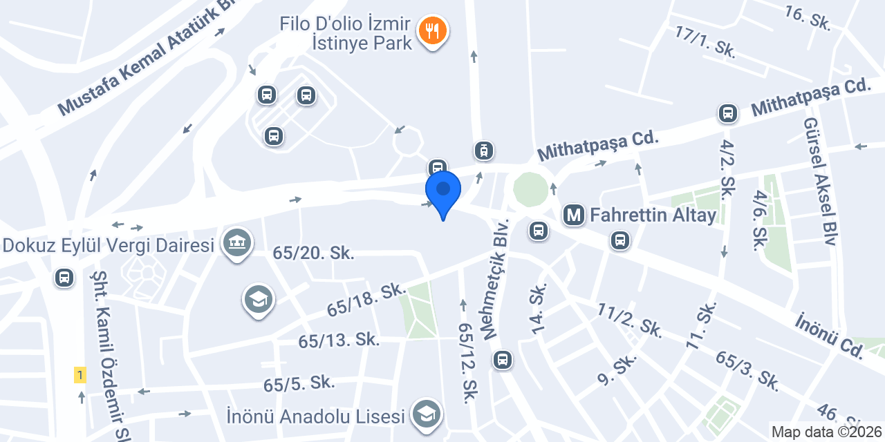 Diş Hekimi Sevgi Elbek konumu