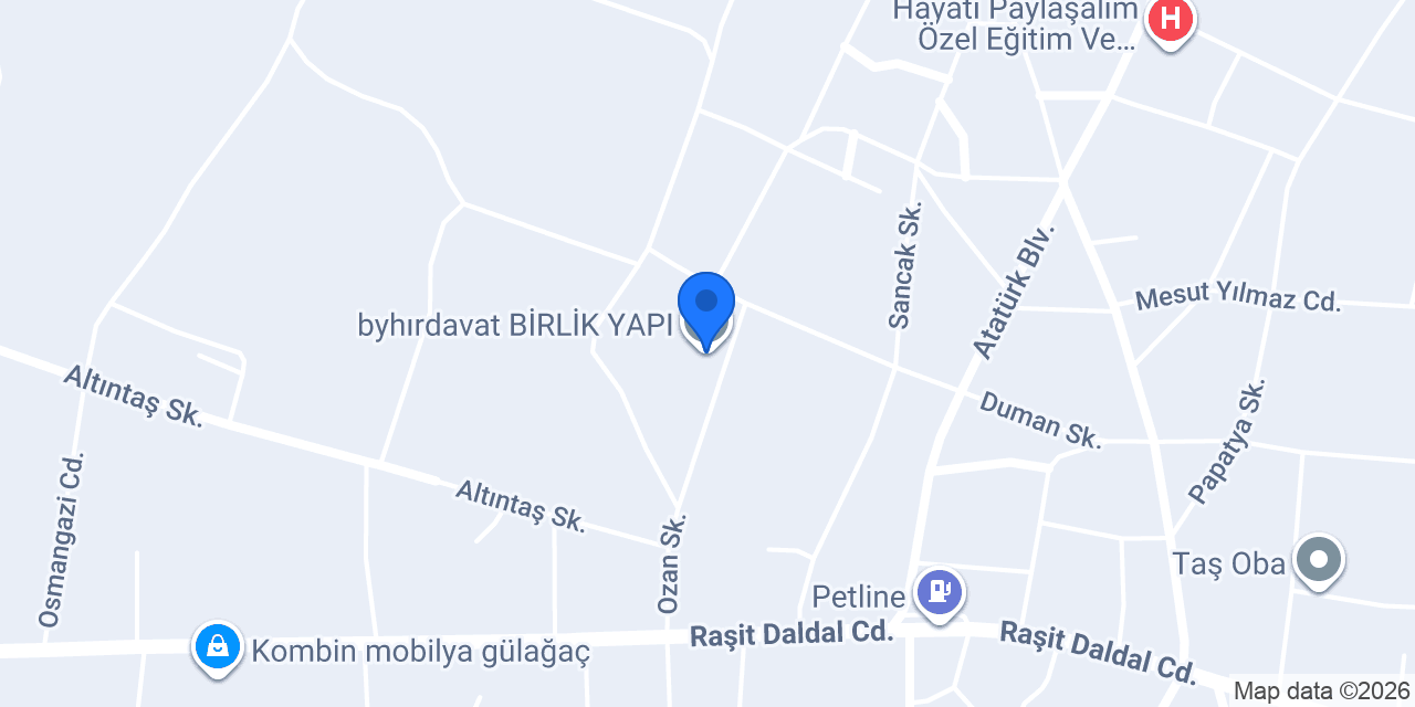 byhırdavat BİRLİK YAPI konumu