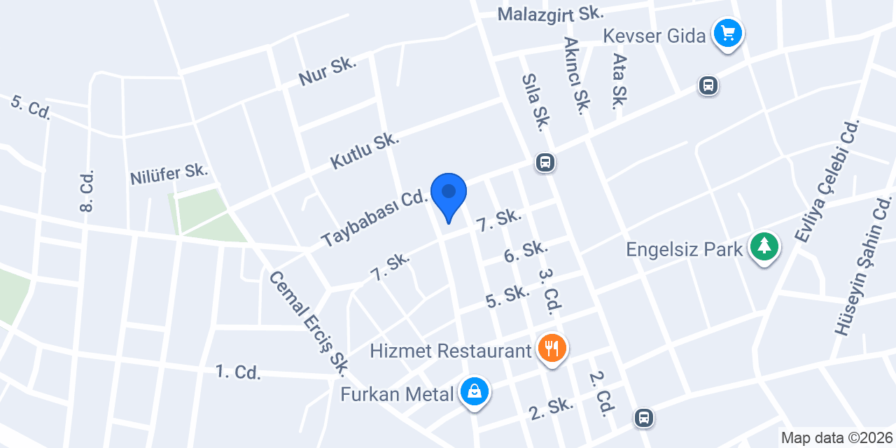 Şimşekler Mobilya konumu