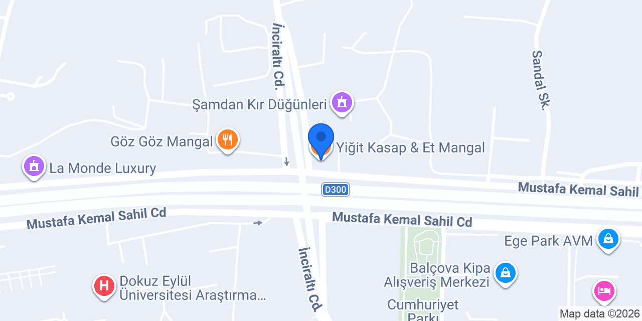 Yiğit Kasap & Et Mangal konumu
