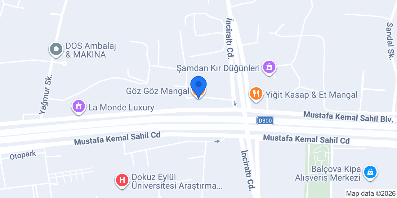 Göz Göz Mangal konumu