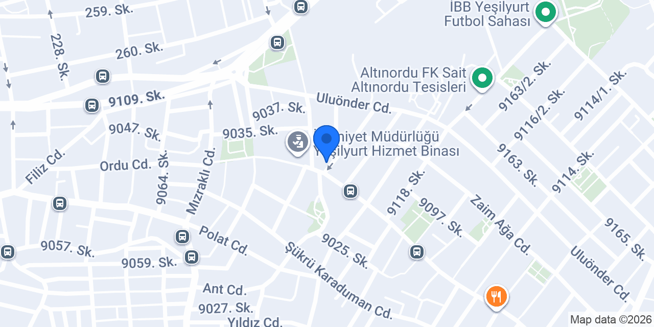 Yeşilyurt Dürümcüsü konumu