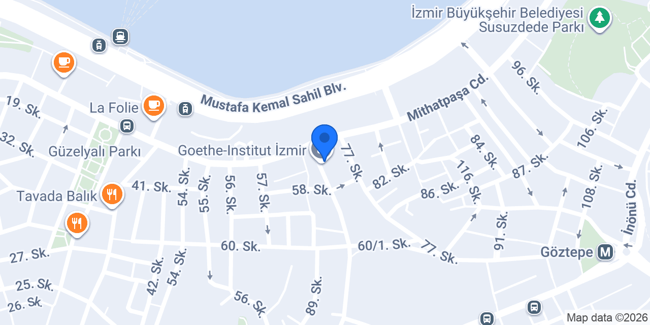 Goethe-Institut İzmir konumu