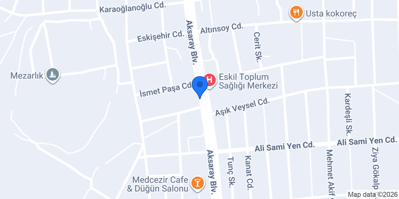Hasbihal Cafe Eskil konumu