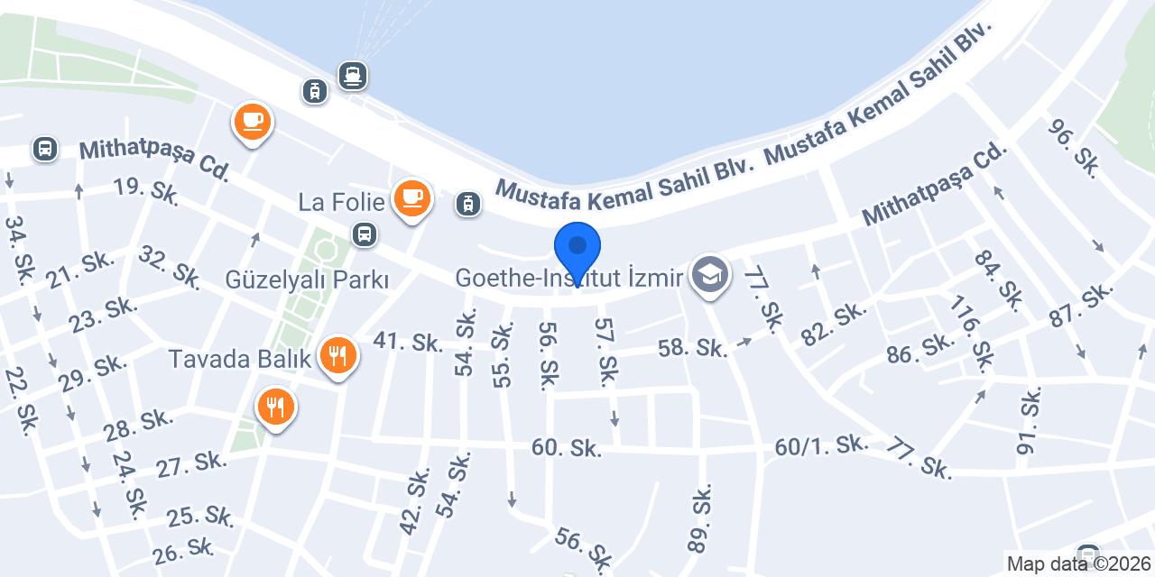 VakıfBank Güzelyalı Şubesi konumu