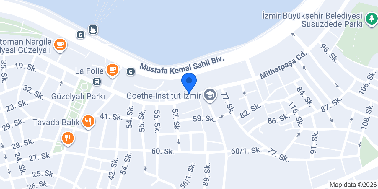 DenizBank Güzelyalı Şubesi konumu