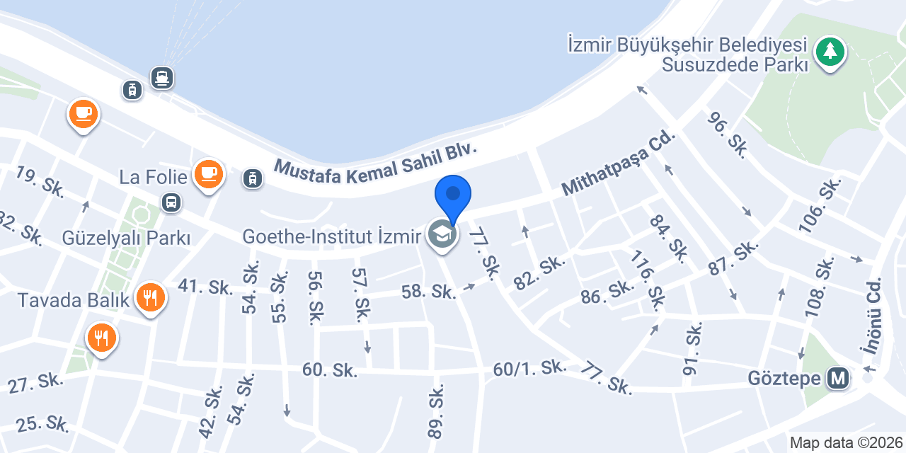 Garanti BBVA Güzelyalı Şubesi konumu