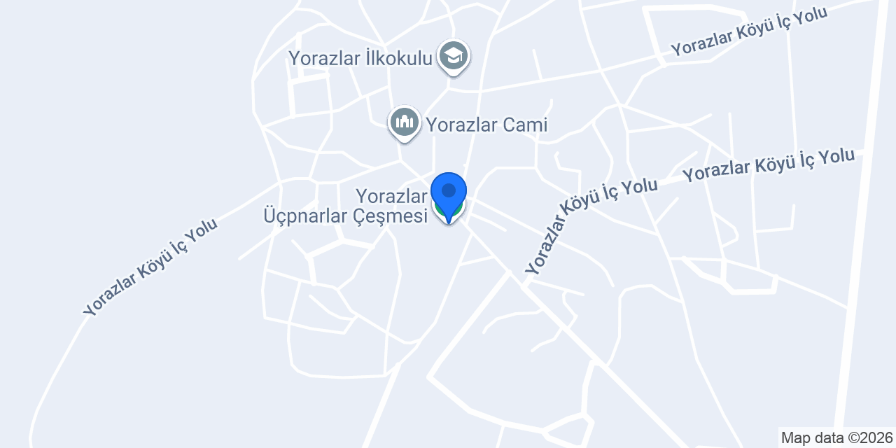 Yorazlar Köyü Muhtarlığı konumu
