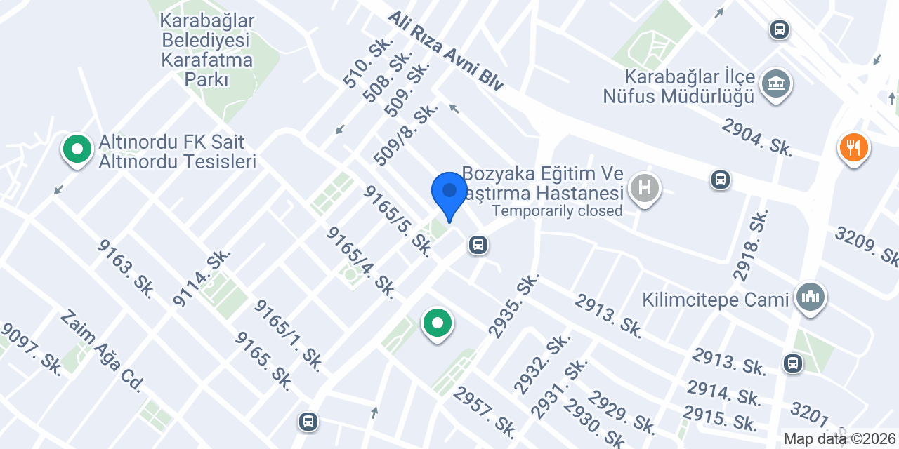 İzmir Böcek İlaçlama- Devran İlaçlama Pest Control konumu