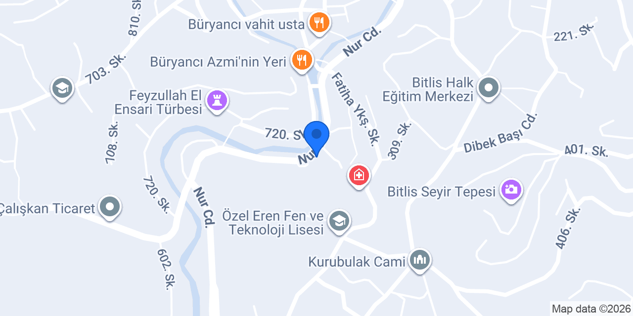 Bitlis Çilingir Bitlis Anahtarcı Evren usta konumu