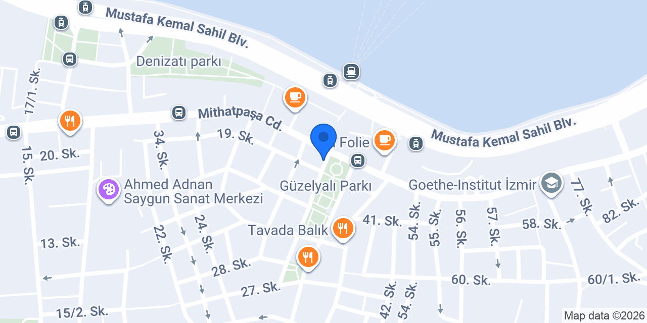 Tinnan Badem Ezmecisi Güzelyalı konumu