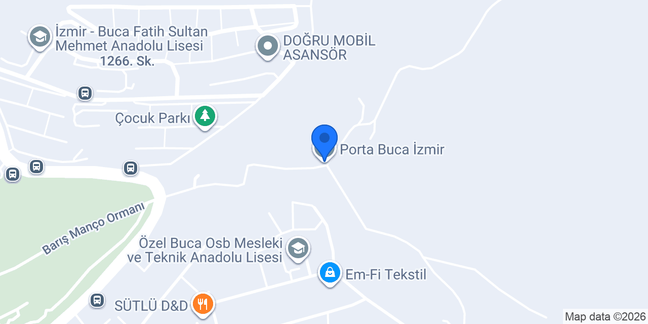 Porta Buca İzmir konumu