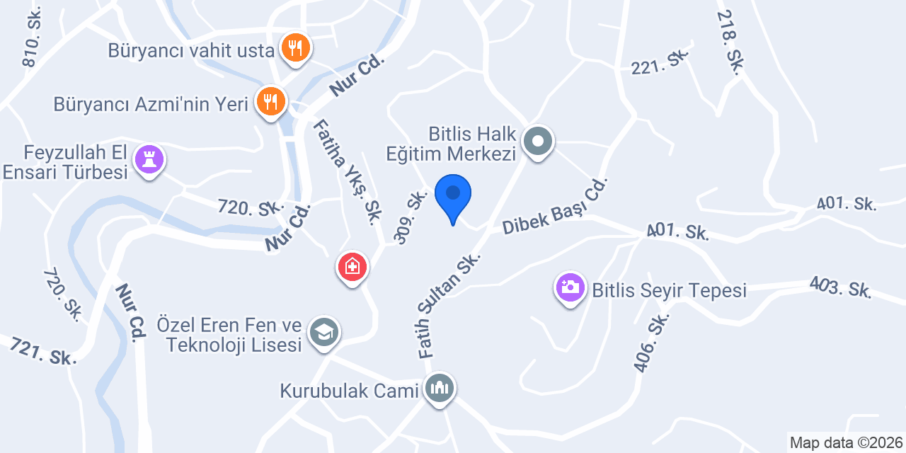 Bitlis Tütünleri konumu