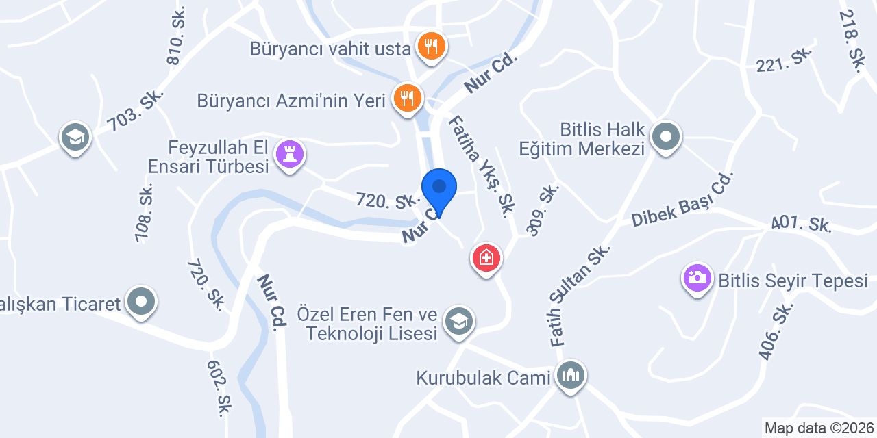 Merkez otopark konumu