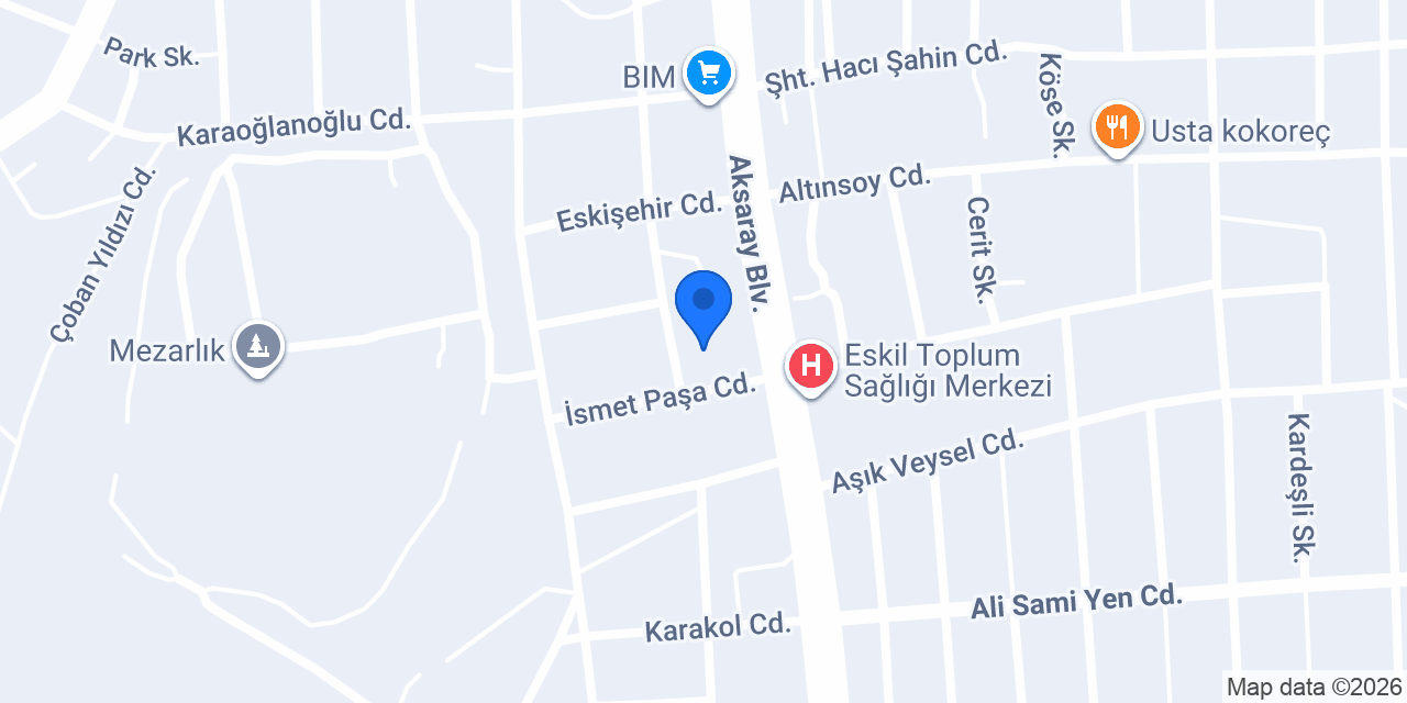 İNCİ PASTANESİ konumu