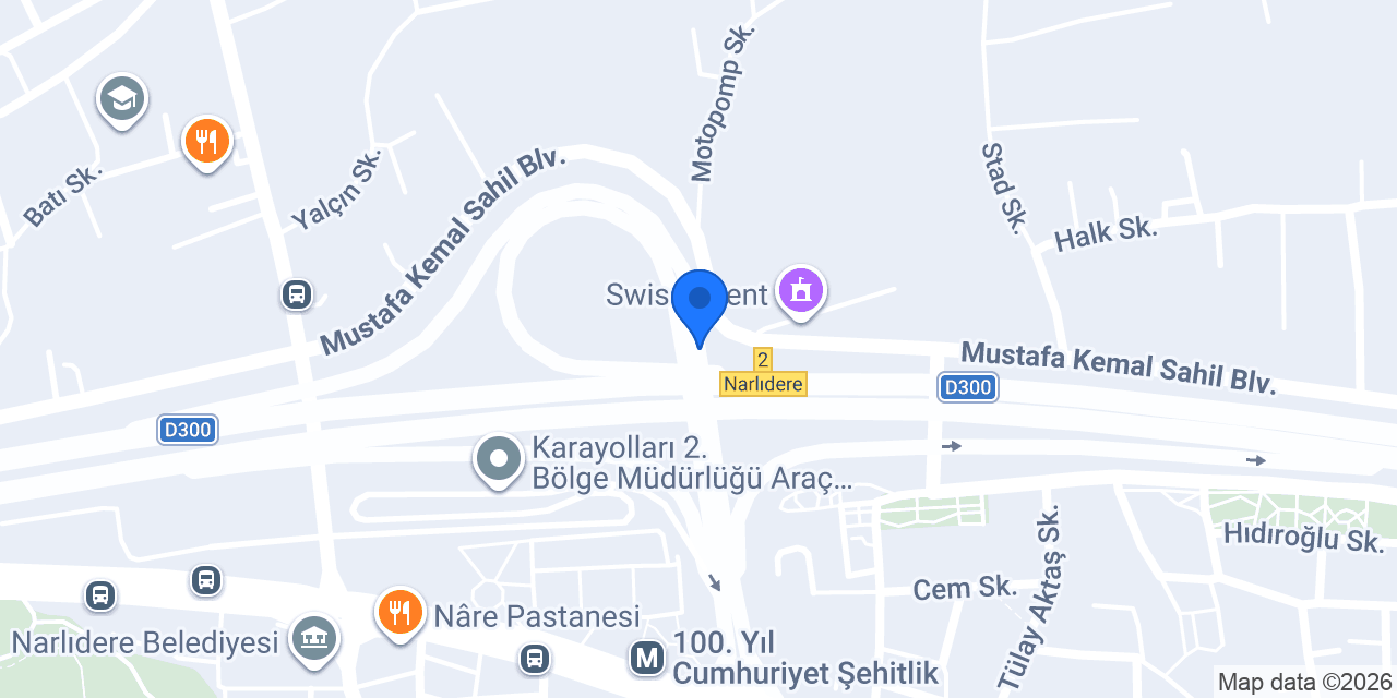 Yıldız Pastanesi konumu