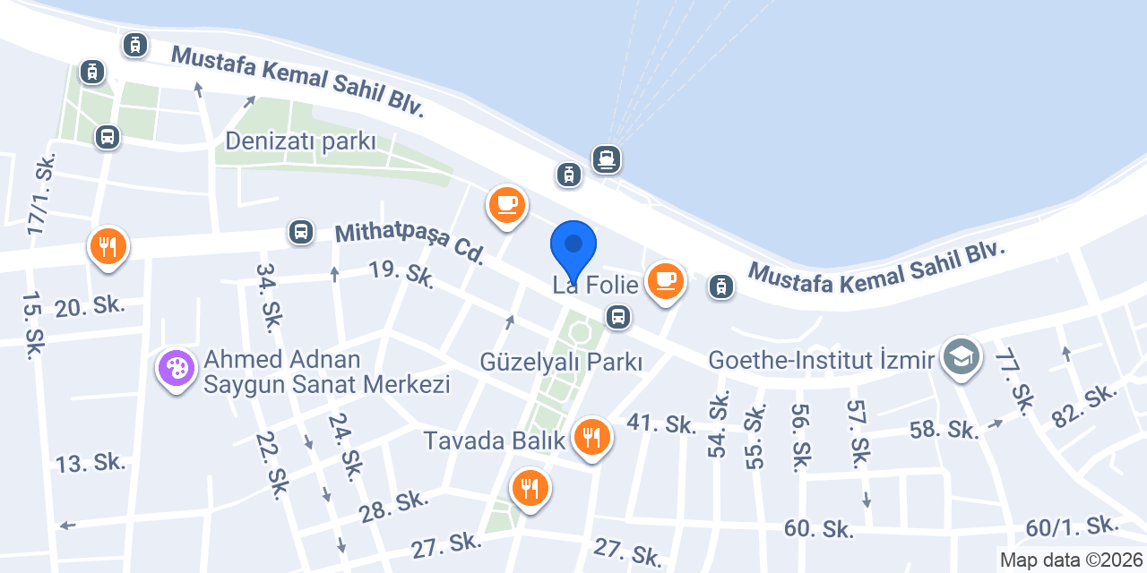 QNB Güzelyalı Şubesi konumu
