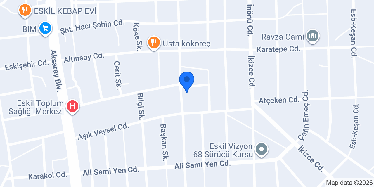 Taburlu Elektrik konumu