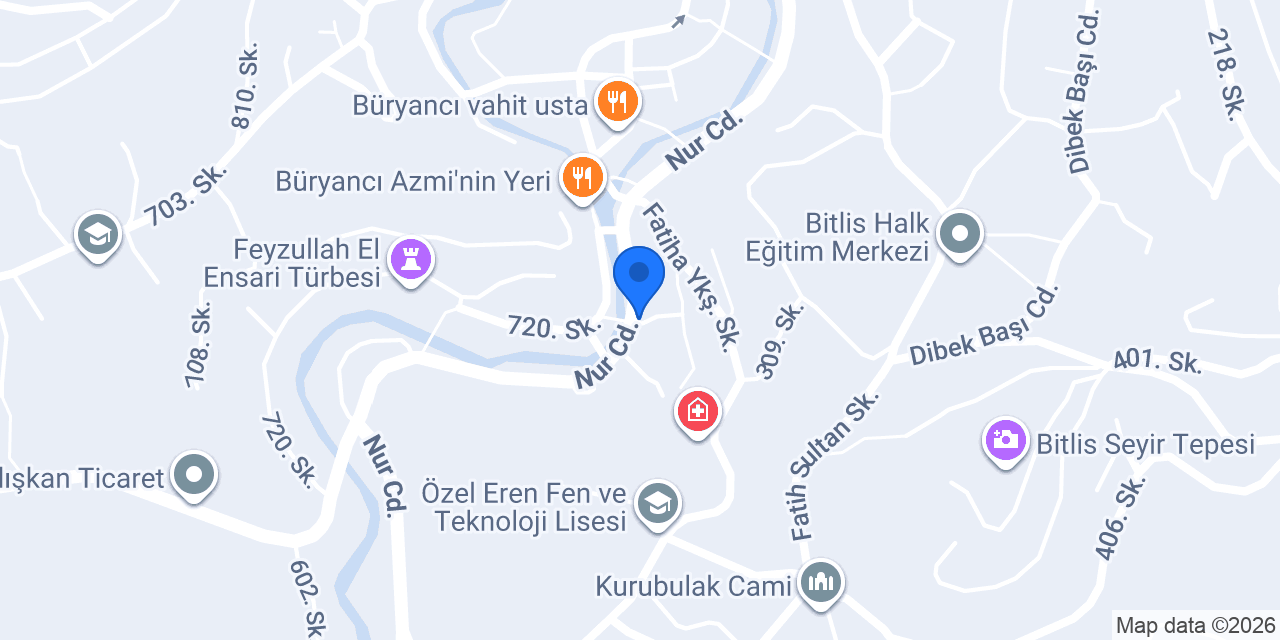 Hatuniye taksi durağı T0086 konumu