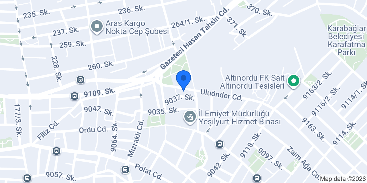 Akçay Çiçekçilik Karabağlar konumu