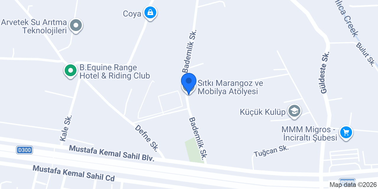 Sıtkı Marangoz ve Mobilya Atölyesi konumu