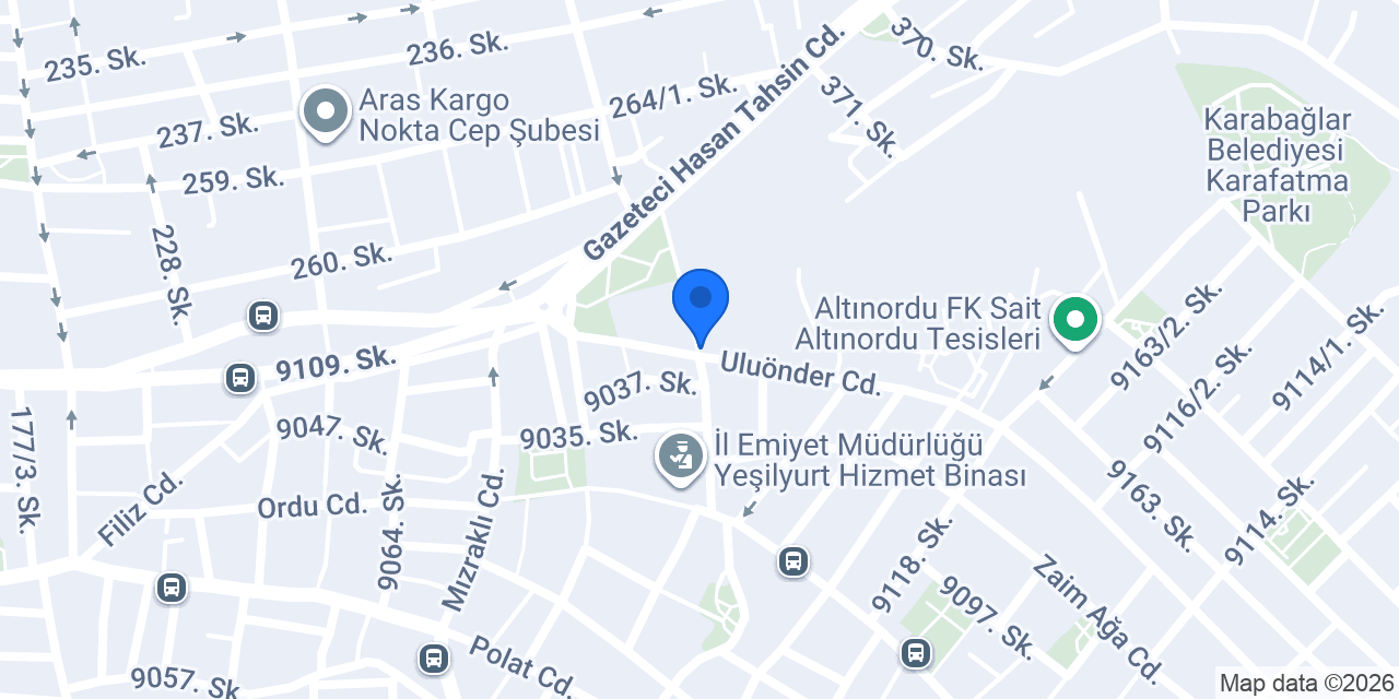 Çınar Taksi konumu
