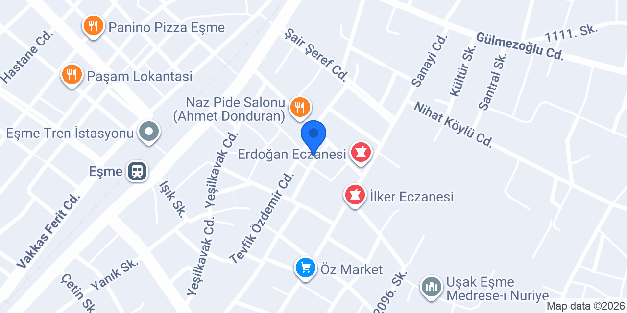 Eşme Seyahat konumu